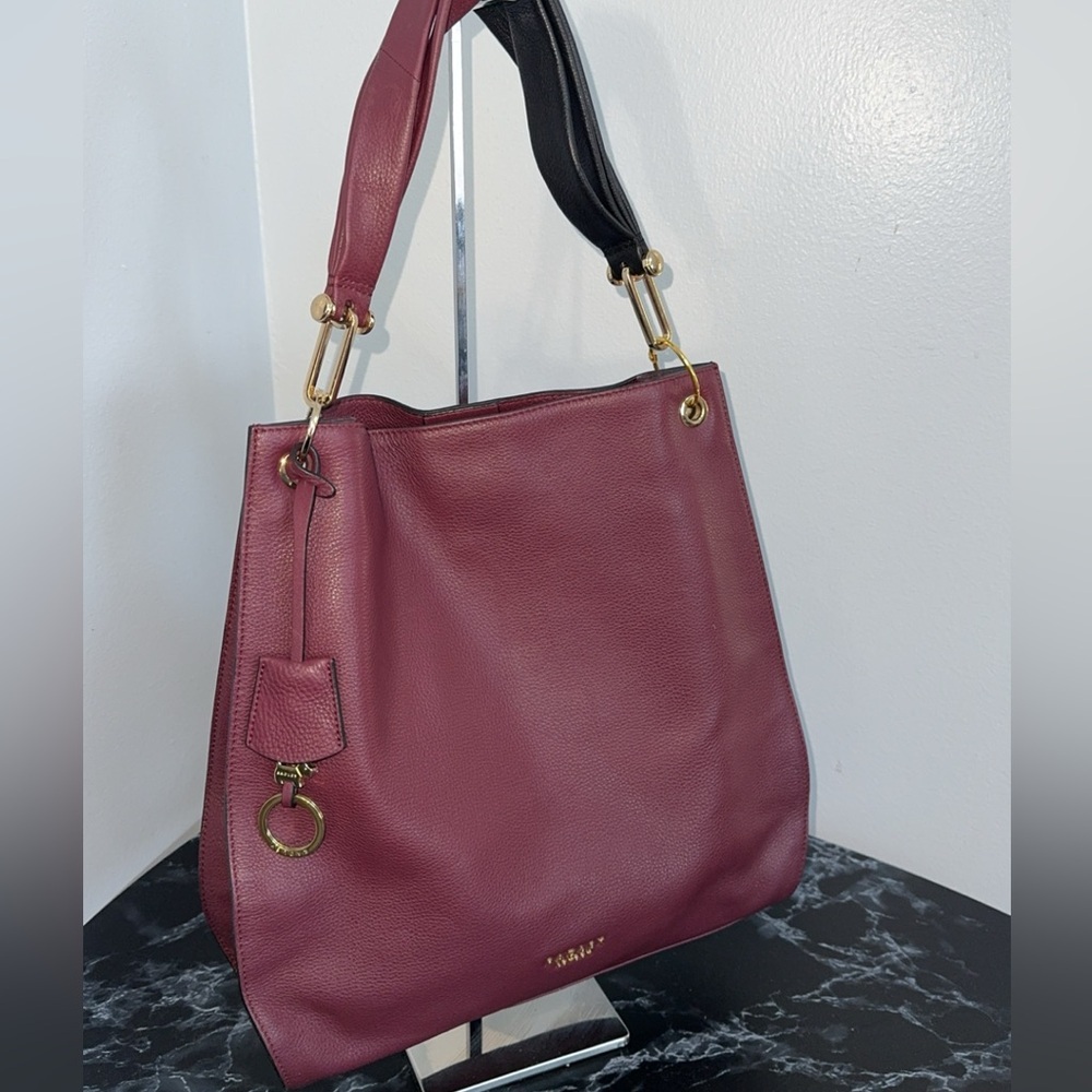 RADLEY LONDON Women's Cuba Street Twist Dark Red Open Top Shoulder Bag AUTHENTIC